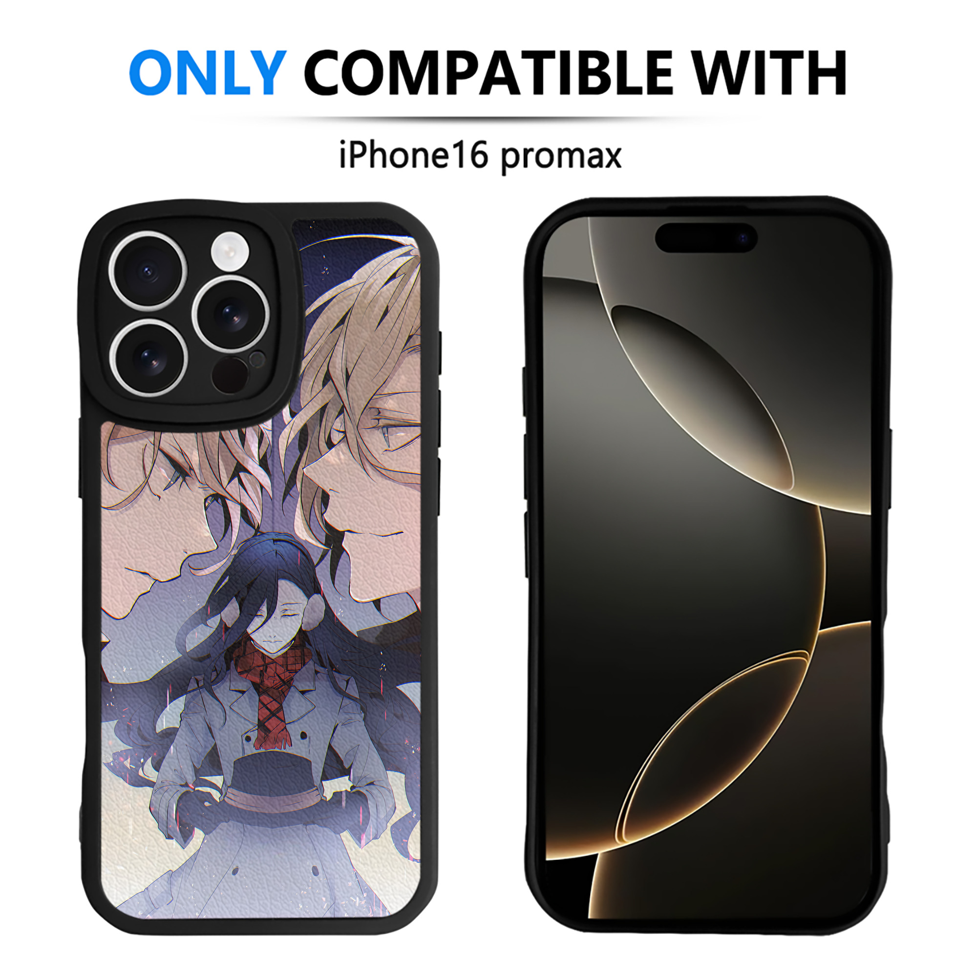 （画像用） 文豪ストレイドッグス Bungo Stray Dogs 【iPhone 16シリーズ対応】シリコンスマホケース（レザー調） 材質：シリコン